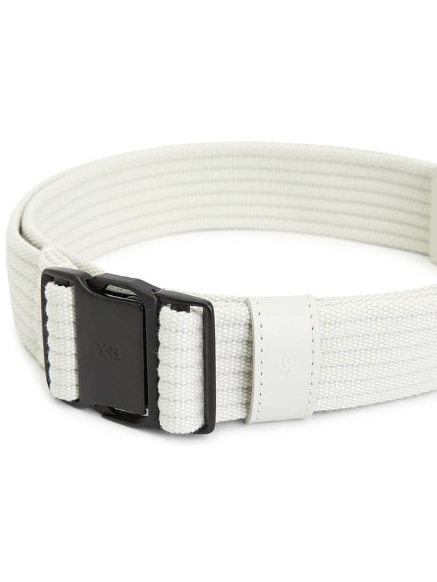 Y 3 Belt IP8974 TALC Unisex - YOHJI YAMAMOTO - BALAAN 4