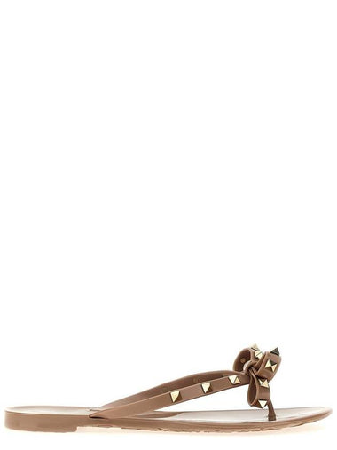 Valentino Garavani Valentino Garavani 'Rockstud' Thong Sandals - VALENTINO - BALAAN 1