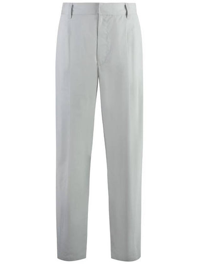 Cotton Silk Wide Leg Slacks Cloud - BOTTEGA VENETA - BALAAN 2