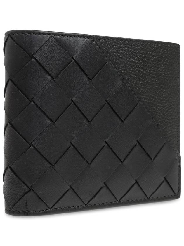 Bottega Veneta Leather Wallet, Men's, Black - BOTTEGA VENETA - BALAAN 4