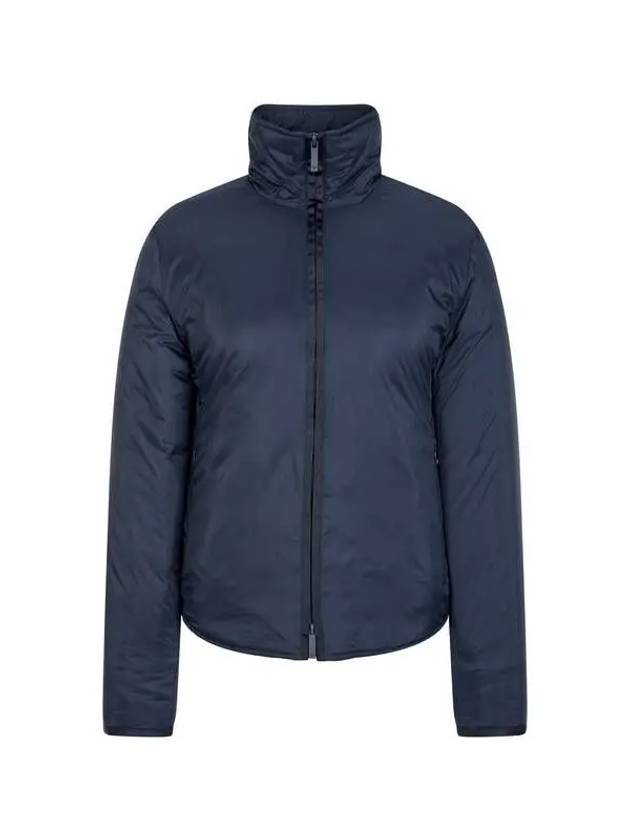 Women s nylon zip up padded jacket navy 270616 - EMPORIO ARMANI - BALAAN 1