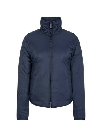 Women s nylon zip up padded jacket navy 270616 - EMPORIO ARMANI - BALAAN 1