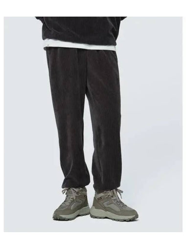 Corduroy Women s Jogger Pants Dark Charcoal S24WWFFP71 - SNOW PEAK - BALAAN 1