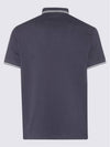 Stretch Cotton Pique Short Sleeve Polo Shirt Navy - STONE ISLAND - BALAAN 3