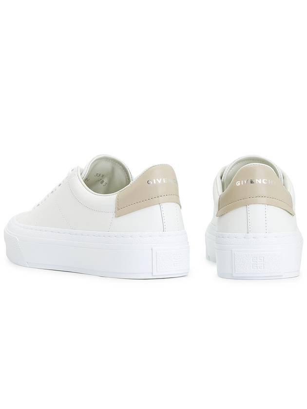 G4 Logo Leather Low Top Sneakers White - GIVENCHY - BALAAN 7