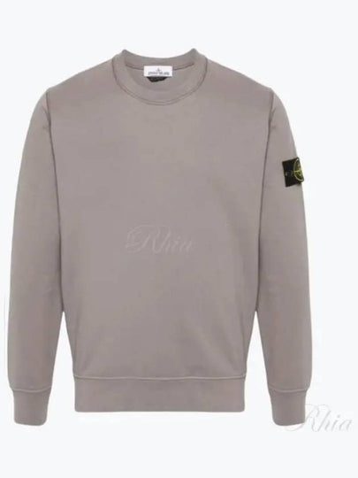 Wappen Patch Garment Dyed Sweatshirt Grey - STONE ISLAND - BALAAN 2