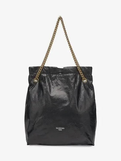 Women's Crush Medium Tote Bag Black - BALENCIAGA - BALAAN 2