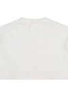 Men's Lens Detail Crew Neck Knit Top White - CP COMPANY - BALAAN 8