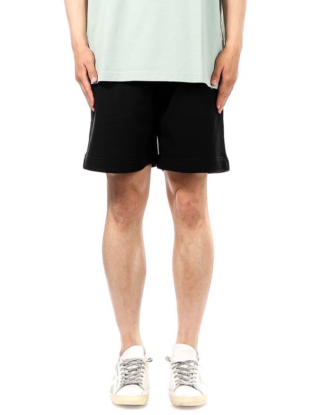 Men s Shorts MM01111KM0321 BLACK WHITE - MAISON KITSUNE - BALAAN 2