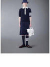 Cotton 4-Bar Hector Polo T- Shirt Navy - THOM BROWNE - BALAAN 6