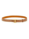 T Timeless Leather Belt Brown - TOD'S - BALAAN 2