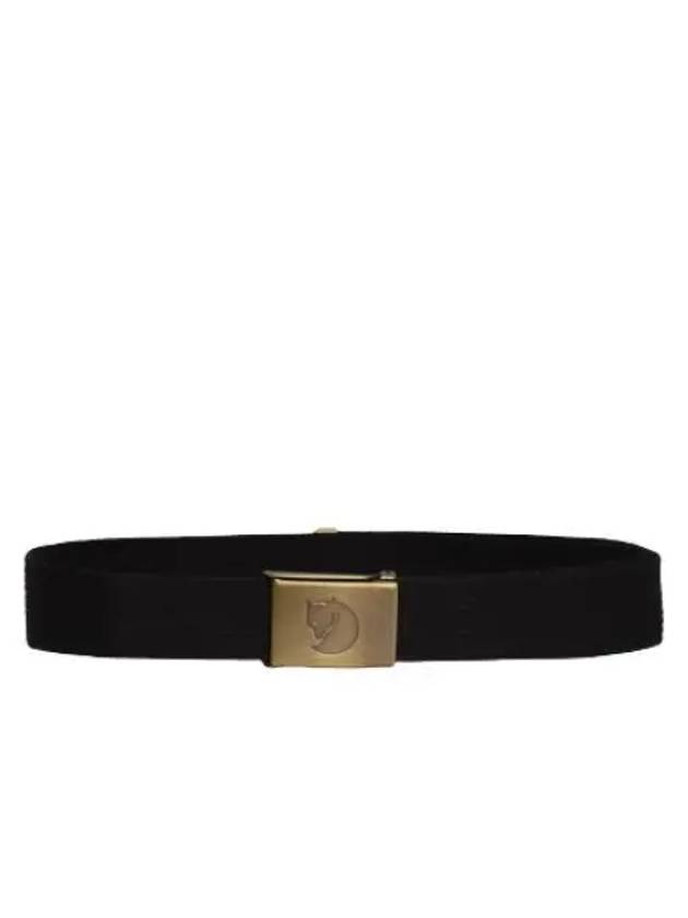 Canvas Brass Belt Black Men s Waistband - FJALL RAVEN - BALAAN 1