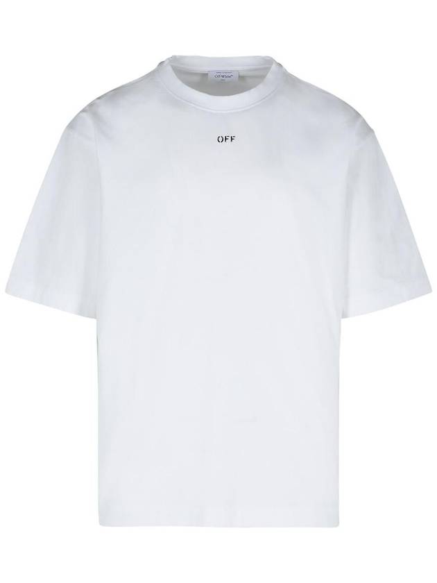 Off-White 'Vibe Arrow' White Cotton T-Shirt - OFF WHITE - BALAAN 1