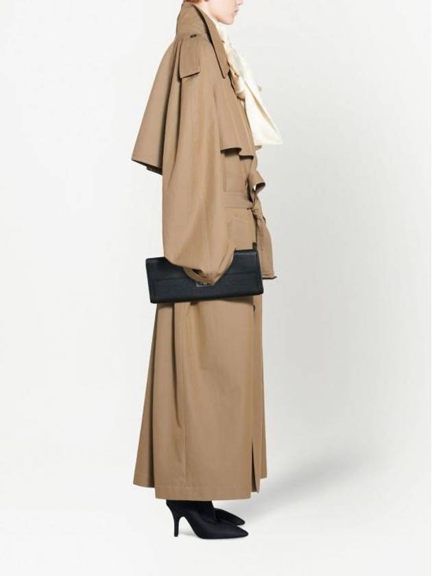 Women's Oversized Shoulder Tab Trench Coat Beige - BALENCIAGA - BALAAN 7