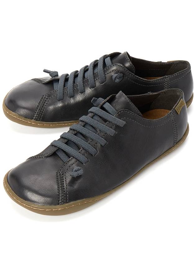 Peu Leather Low Top Sneakers Black - CAMPER - BALAAN 2