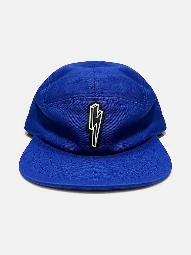 Thunderbolt Nylon Ball Cap Blue - NEIL BARRETT - BALAAN 2