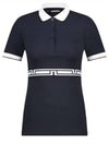 Women's Bellina Polo Short Dress Navy - J.LINDEBERG - BALAAN 2