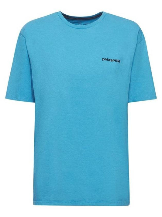 Mission Organic Short Sleeve T-Shirt Blue - PATAGONIA - BALAAN 2