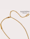 V logo signature metal necklace gold 4W2J0Q37 MET CS4 - VALENTINO - BALAAN 5