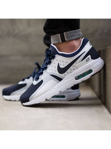 01-789695-104--Surprise Release Limited Edition-Air Max Zero QS-White Navy - NIKE - BALAAN 1