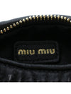 Wander Matelasse Micro Nappa Leather Hobo Mini Bag Black - MIU MIU - 10