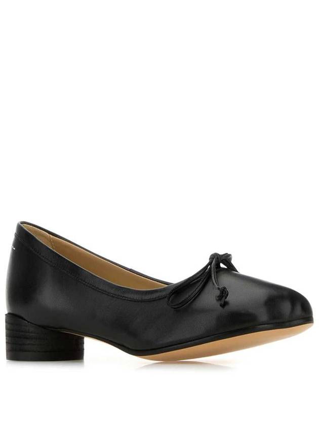 Anatomic Leather Ballerina Flats Black - MAISON MARGIELA - BALAAN 3