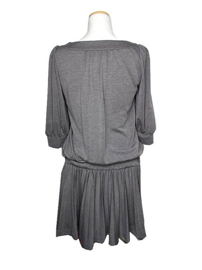 Blue Label Charcoal Gray Low Waist One Piece 55 - BURBERRY - BALAAN 2