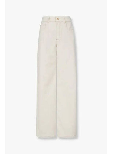 Women s Monili Label Straight Jean Cream - BRUNELLO CUCINELLI - BALAAN 1