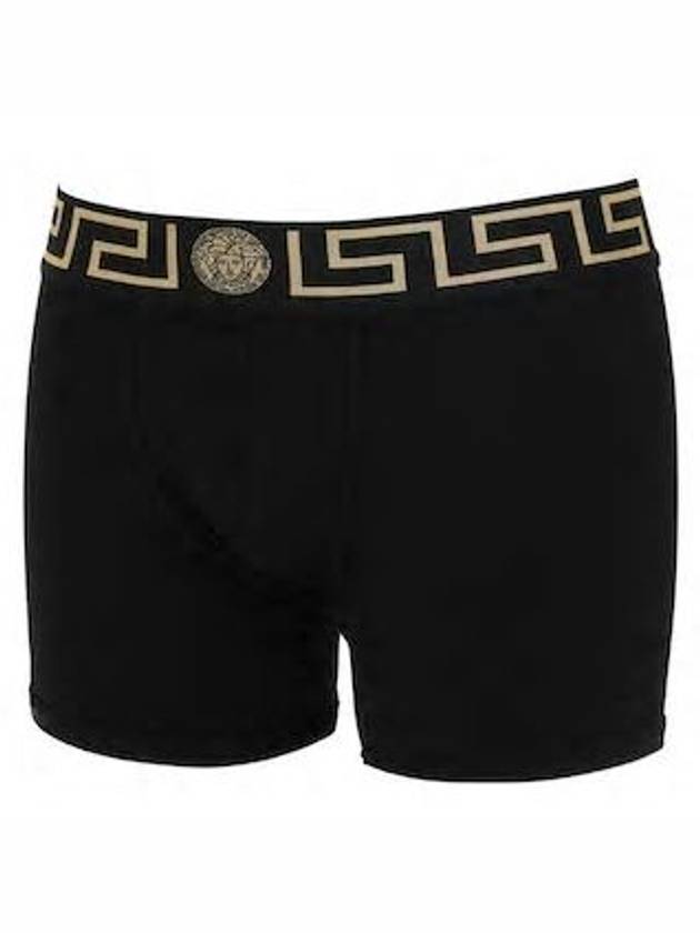 Men's Greca Border Draws 2 Pack Briefs Black - VERSACE - BALAAN 4