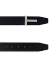 T buckle reversible twoway belt black brown - TOM FORD - BALAAN 7