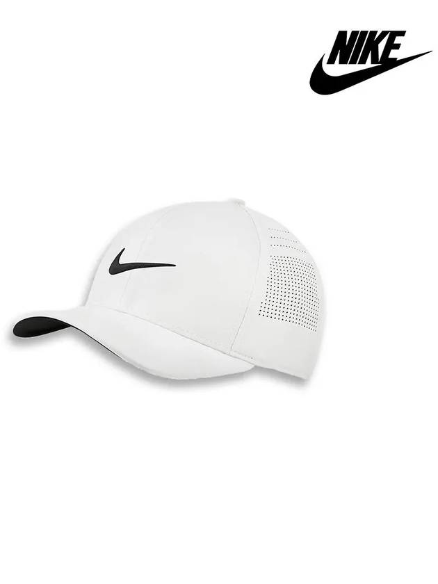 Men s Aeroville Classic 99 Golf Hat White BV1073 - NIKE - BALAAN 1