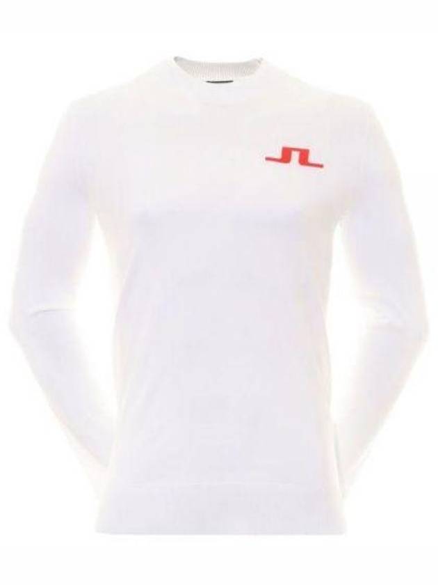 Golf Gus Crew Neck Knit Top White - J.LINDEBERG - BALAAN 2