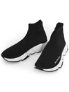 Speed Trainer High Top Sneakers Black - BALENCIAGA - BALAAN 4