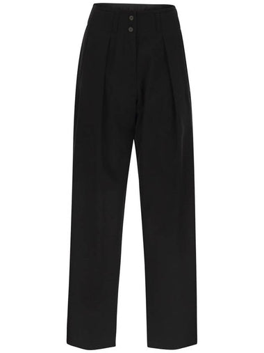 DINGEY - Loose-fitting trousers in wool blend - WEEKEND MAX MARA - BALAAN 1