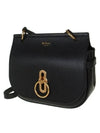 Amberley Classic Satchel Small Grain Shoulder Bag Black - MULBERRY - BALAAN 3