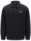 Official MEN COLLAR HALF ZIP LONG T SHIRT BK - ANEWGOLF - BALAAN 1