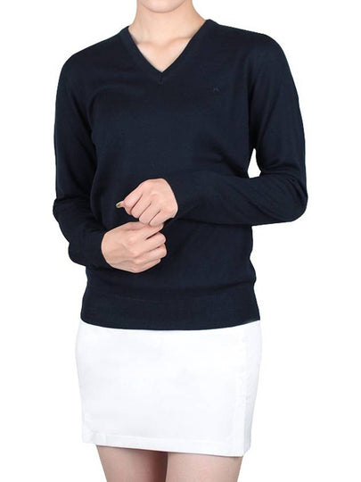 Women's Amaya Golf Knit Top Navy - J.LINDEBERG - BALAAN 2