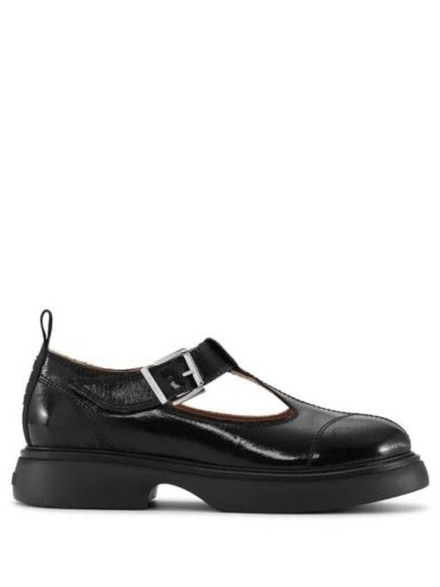 Cut-Out Buckle Loafers Black - GANNI - BALAAN 2