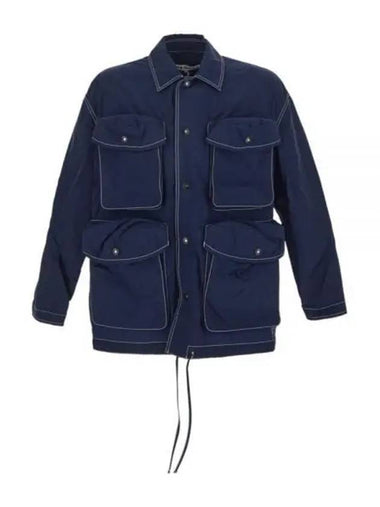 Multi Cargo Pocket Shirt Jacket Navy - SUNNEI - BALAAN 1