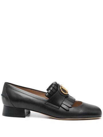 Valentino Garavani Flat shoes Black - VALENTINO - BALAAN 1