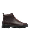 Brutus Leather Ankle Boots Dark Brown - CAMPER - BALAAN 1