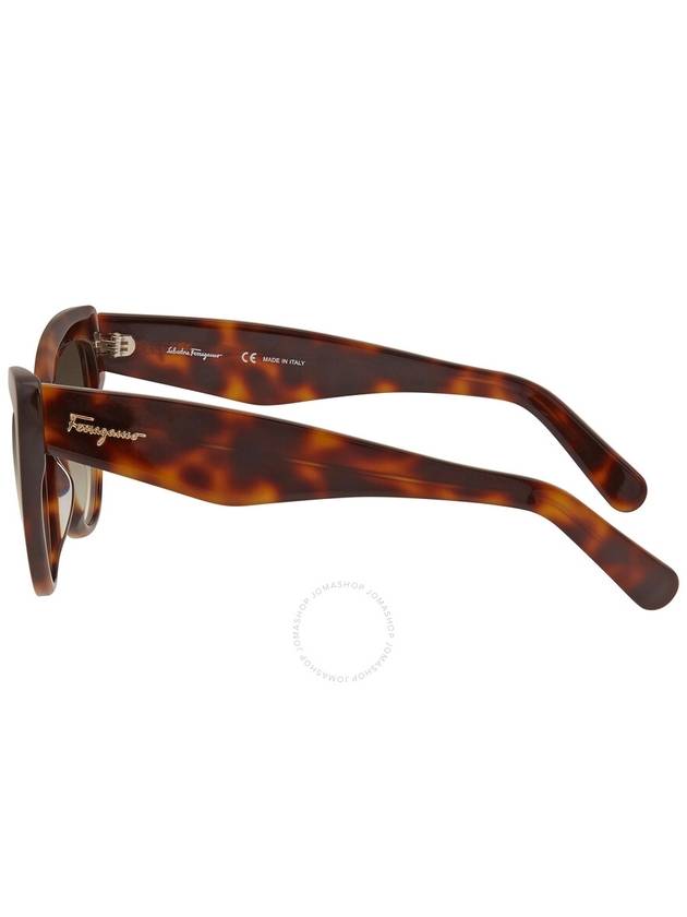 Salvatore Ferragamo Green Gradient Cat Eye Ladies Sunglasses SF930S 238 56 - SALVATORE FERRAGAMO - BALAAN 3