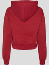 Le Sweatshirt Gros Grain Cotton Hoodie Red - JACQUEMUS - BALAAN 3