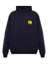 FBI Logo Reversible Hoodie Navy - BALENCIAGA - BALAAN 1