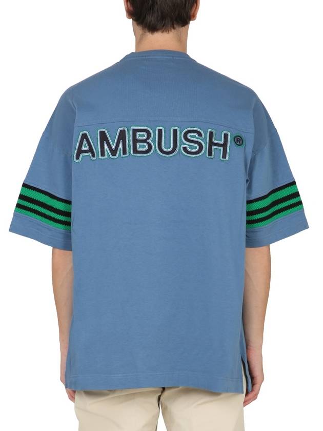 Long Sleeve T-Shirt BMAA053F22JER0014401 BLUE - AMBUSH - BALAAN 4