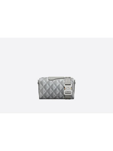 Lingot 22 CD Diamond Canvas Cross Bag Gray - DIOR - BALAAN 1