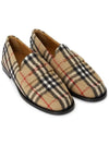 Check Wool Felt Loafers Beige - BURBERRY - BALAAN 3