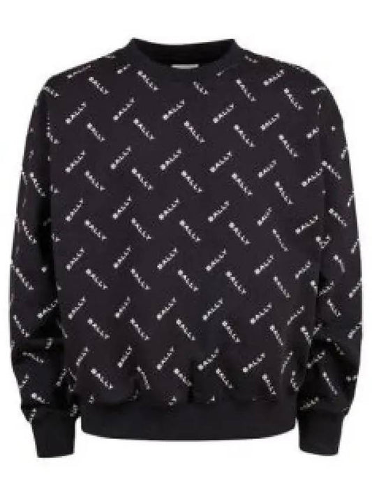 Sweater MJE05I CO269 U546 BLACK WHITE - BALLY - BALAAN 2