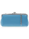 Nappa Thin Line ORB Frame Chain Long Wallet Blue - VIVIENNE WESTWOOD - BALAAN 4