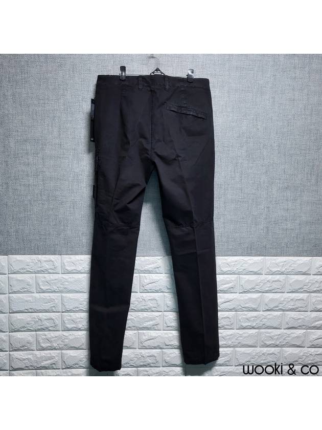 Cotton Cavans Cargo Pants Black - STONE ISLAND - BALAAN 3